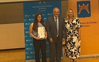UČENICI ELIZABETI ĆUK I UČITELJICI ALENKI ŠIMIĆ DODIJELJENA ŽUPANOVA NAGRADA 2025