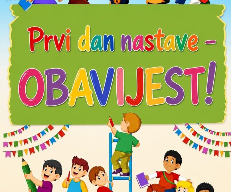 Početak nove nastavne godine!